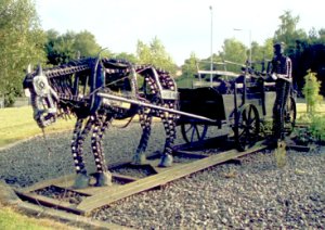 The Gerry Foxall sculpture in September 2009.