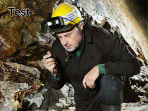 A picture transmitted from underground via the &micro;Heyphone (Ian Cooper)