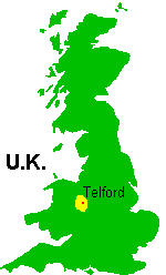 Ironbridge and Madeley are on the south side of Telford