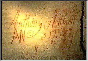 Quarrymans signature from 1758, (c) IAR