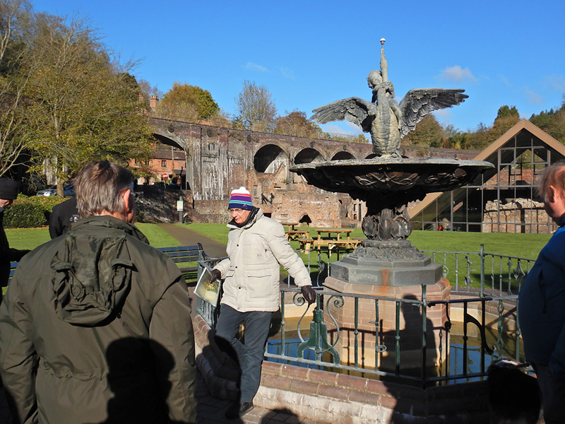 David De Haan, Chair of the Friends of the IGMT during the Sunday Coalbrookdale walk