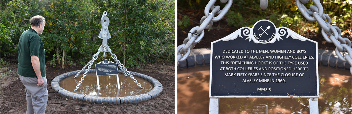 Alveley Mining memorial