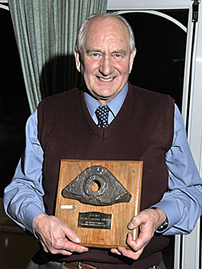 Dave Adams winner of the first Archaeology Award.