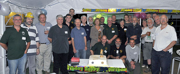 Club members at the Sunday night social during NAMHO 2011