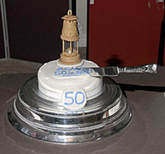 The second birthday cake of the year.